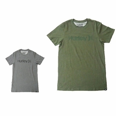 ＨＵＲＬＥＹ　ハーレー　ＤＲＩ－ＦＩＴ　ＯＮＥ　ＡＮＤ　ＯＮＬＹ　Ｍｅｎ　モスグリーン×グリーン　Ｔシャツ　メンズ　（Ｓ　Ｓｉｚｅ）（コスチューム）